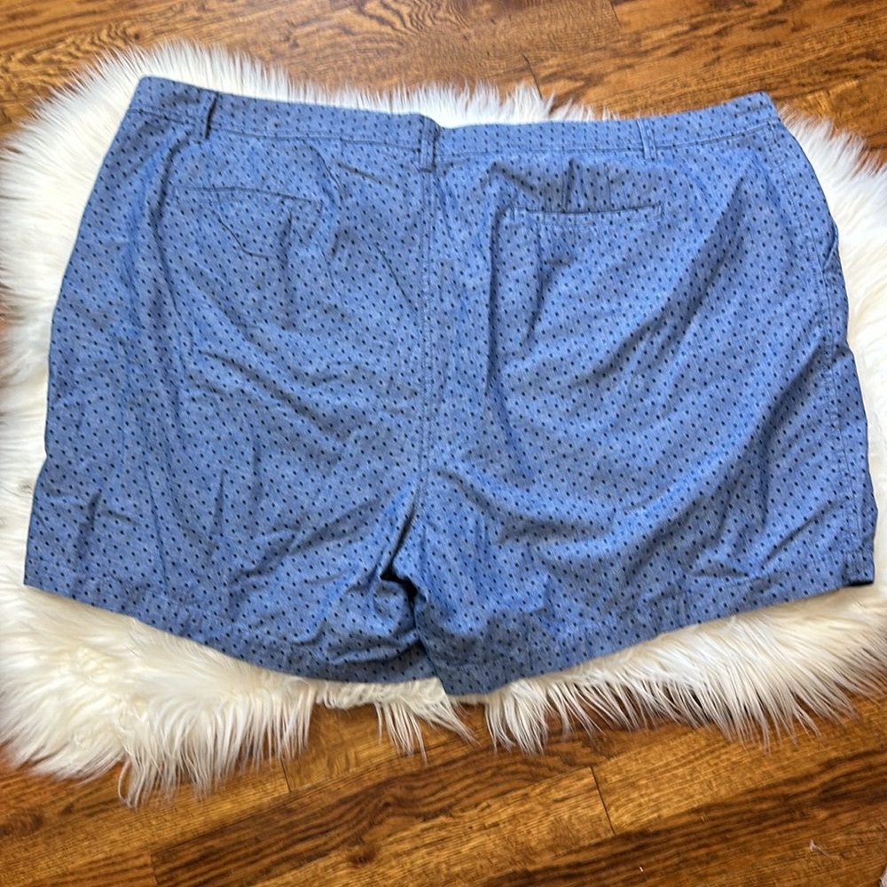 Talbots Chambray Polka Dot Girlfriend Short - Picture 6 of 6